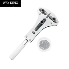 Одежда высшего качества СПЛАВ стальная открывашка для мобильного часо-задняя крышка(20 мм-55 мм) Задняя крышка жидкость для снятия инструмент для ремонта часов комплект(x18) булавки