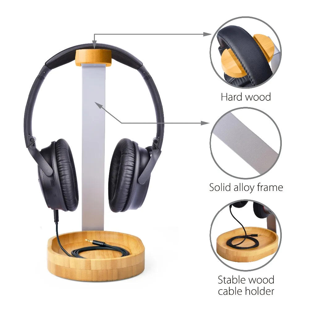 Aluminum Headphone Stand Hanger 