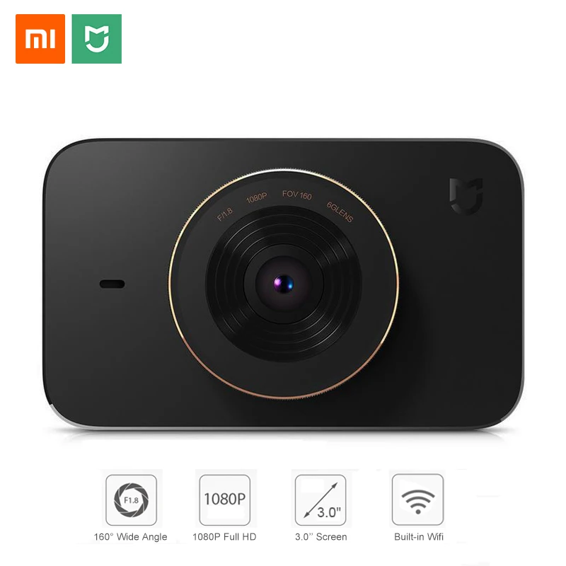 

Xiaomi Mijia Car DVR Dash Camera 1080P Wifi Dash Cam Night Vision 160 Degree Wide Angle 3.0 inch HD Screen Car Video Recorder
