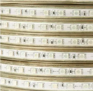 

5050 led strip light with ON/OFF switch Waterproof flexible led tape 60 leds/Meter outdoor garden lighting EU plug