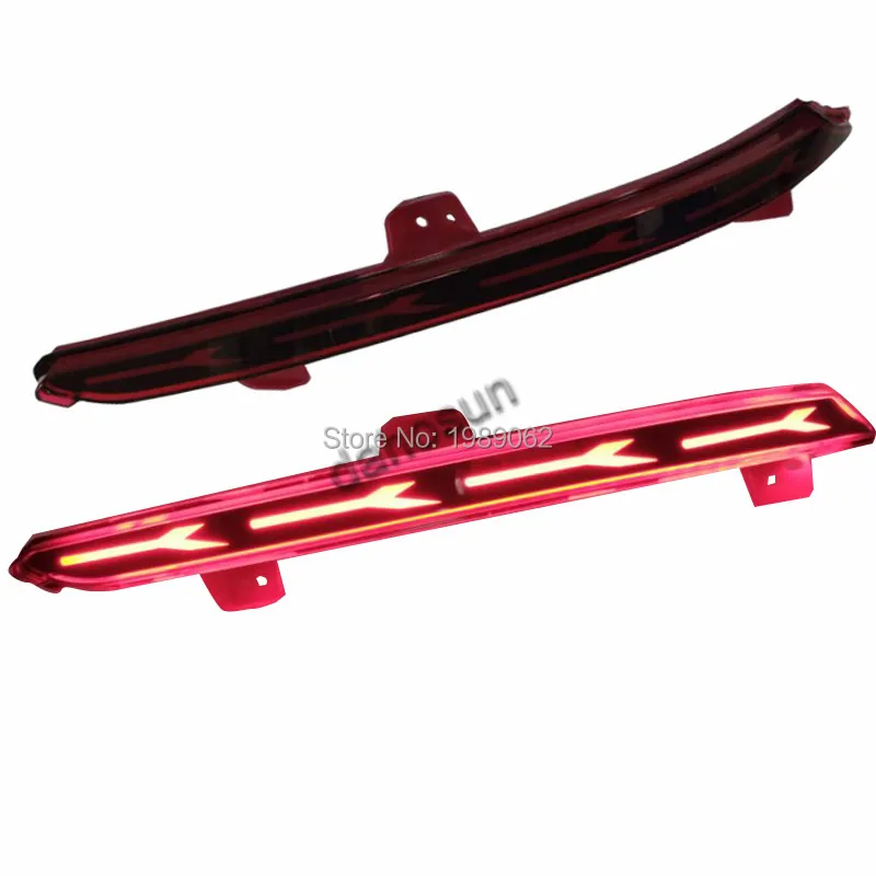 2 шт х dahosun светодиодный задний бампер Стоп сигнал хвост светильник со вспышкой и