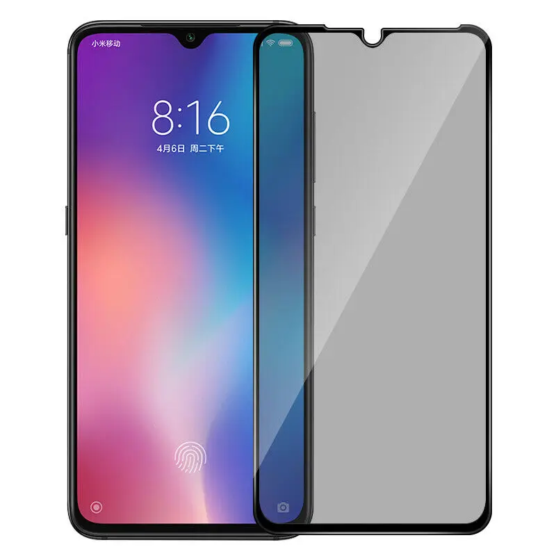 Full Screen Protector Film For Xiaomi Redmi Note 7 K20 Pro Tempered Glass Protective For Xiaomi Mi 9 SE 8 Lite 9T A3 A2 Mix 3 - Материал: Black