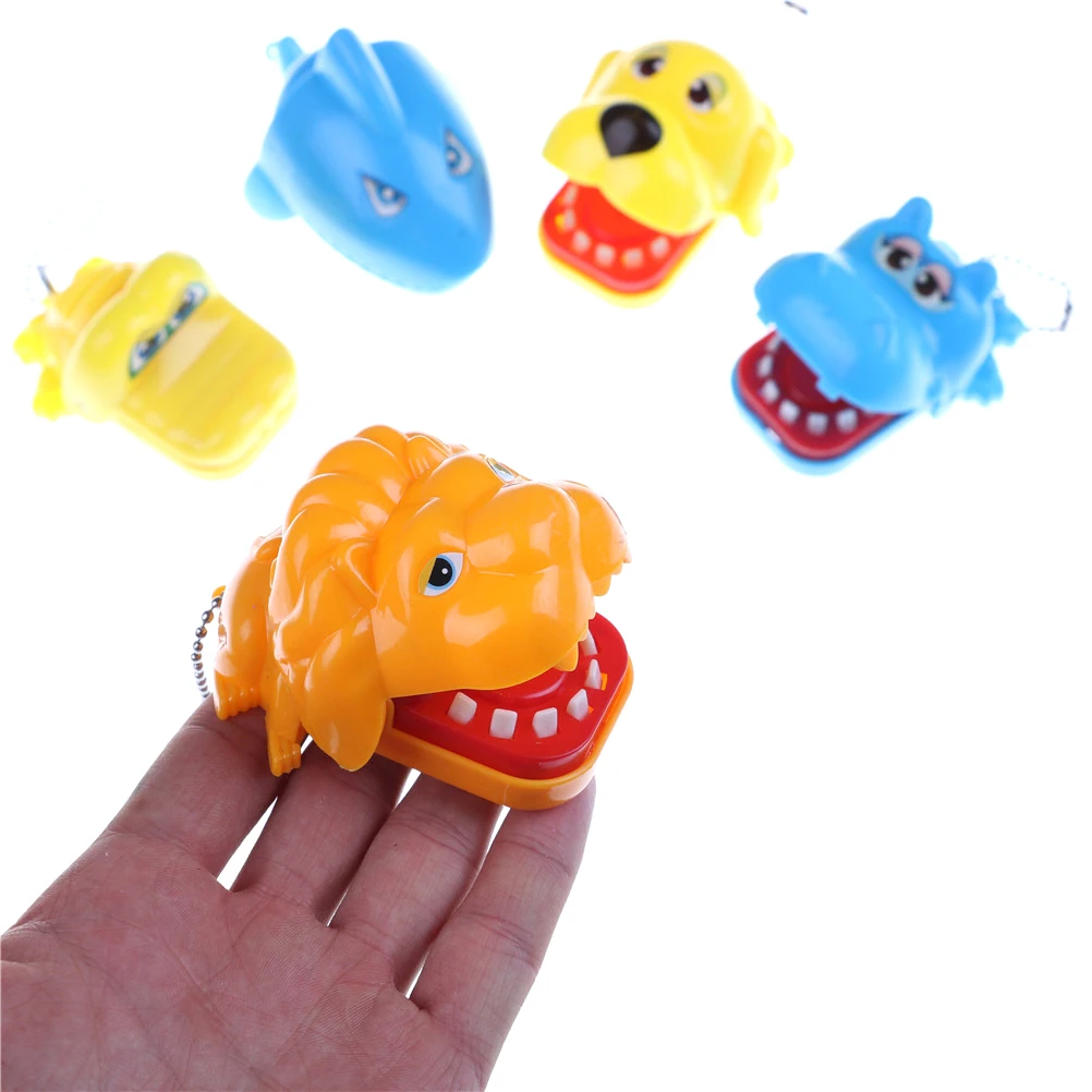 

Children Play Fun Large Hippo Dog Lion Crocodile Shark Mouth Dentist Bite Finger Game Gag Toy for Kids
