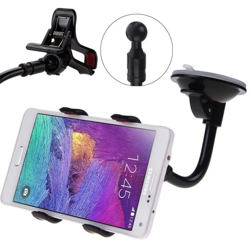 For Samsung/Iphone Universal Suction Cup Sucker Car Windshield Mount Phone Holder,Dashboard Stand Glass Sticky Bracket Stents