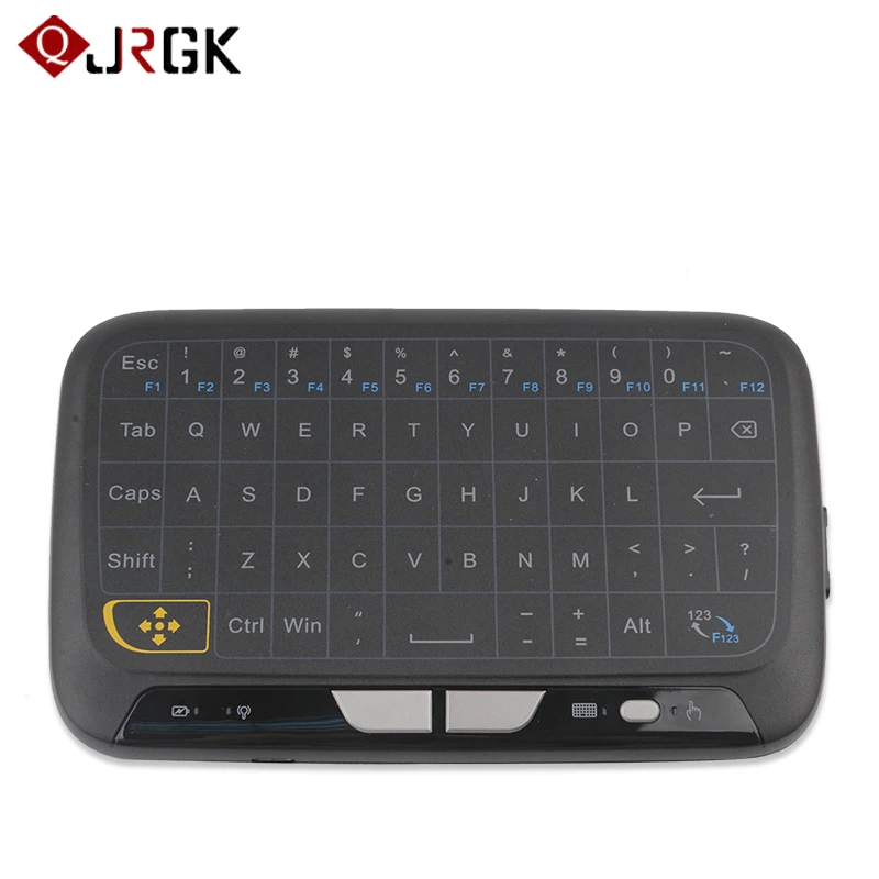 

JRGK Mini H18 Smart TV Linux Windows Wireless Keyboard 2.4 G Portable Keyboard With Touchpad Mouse for Windows Android/Google