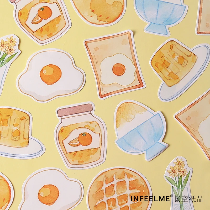 

Infeel.Me orange light memo pad paper diy message note paper 30 pcs/pack notepad pack Wholesale