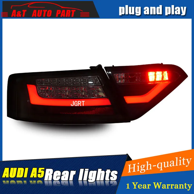 Автомобильные аксессуары для Audi A5 задние фонари светодиодные задние фонари 2008- для A5 задняя лампа DRL+ тормоз+ Парк+ Сигнальные огни светодиодные