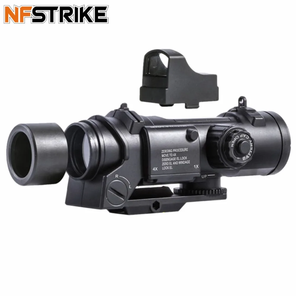 

NFSTRIKE Fast Switching Multiples 6x Scope Len For 21mm Rail Toy Gun Decoration Military Daily Wargame Just For Exterior Decor