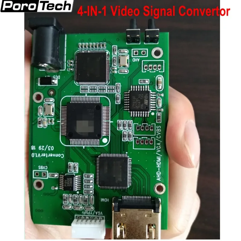 Оптовая продажа 20 шт./лот AHD41 AHD к HDMI сигнальный преобразователь TVI CVI CVBS сигнал VGA