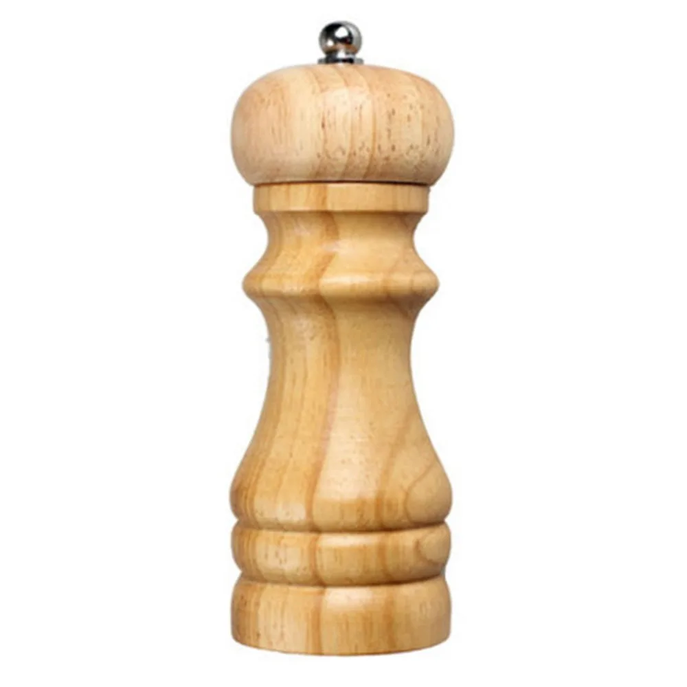 1pcs Quality Wooden Pepper Mill Manual Kitchen Tool Wooden Oak Pepper