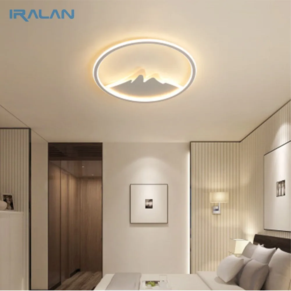 

IRALAN LED Ceiling Light Modern Nature Mountain Design Living Room Bedroom Kitchen dining room Lighting Fixture ICFW1909