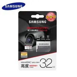 Microsd SAMSUNG 100% Оригинальный подлинный 256G 128 Гб 64 ГБ 32 ГБ оперативной памяти, 16 Гб встроенной памяти, 8 ГБ, карта памяти, Class10 SDXC Класс EVO Plus микро TF