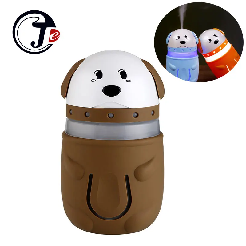 Mini Dog Air Humidifier Ultrasonic Humidificador USB Aroma Essential Oil Diffuser for Car Home Mist Maker Fogger with LED Lamp Mini Dog Air Humidifier Ultrasonic Humidificador USB Aroma Essential Oil Diffuser for Car Home Mist Maker Fogger with LED Lamp