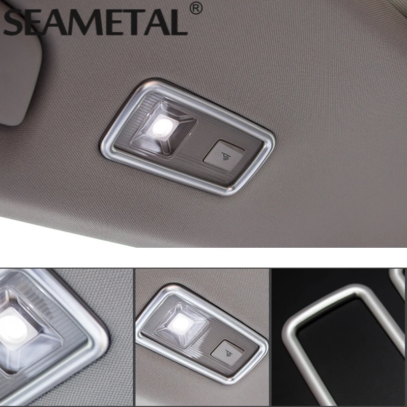 Prix pour Voiture Lampe de Lecture Arrière Décoration Façades Lumières Autocollants Chrome ABS Pour Volkswagen VW Tiguan MK2 2017 2018 Intérieur Accessoires Prix pour Voiture Lampe de Lecture Arrière Décoration Façades Lumières Autocollants Chrome ABS Pour Volkswagen VW Tiguan MK2 2017 2018 Intérieur Accessoires