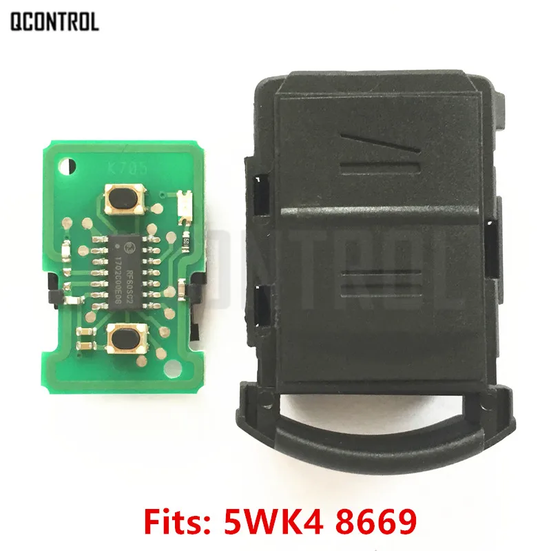 Qcontrol автомобиль дистанционный ключ головы костюм для Opel/Vauxhall CE0499 AGILA Meriva Astra Corsa C