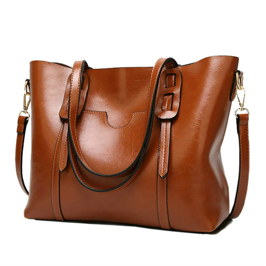 

Vintage Women PU Leather Shoulder Bag Female Large Tote Handbag Business Women Messenger Crossbody Bag For Women bolsas