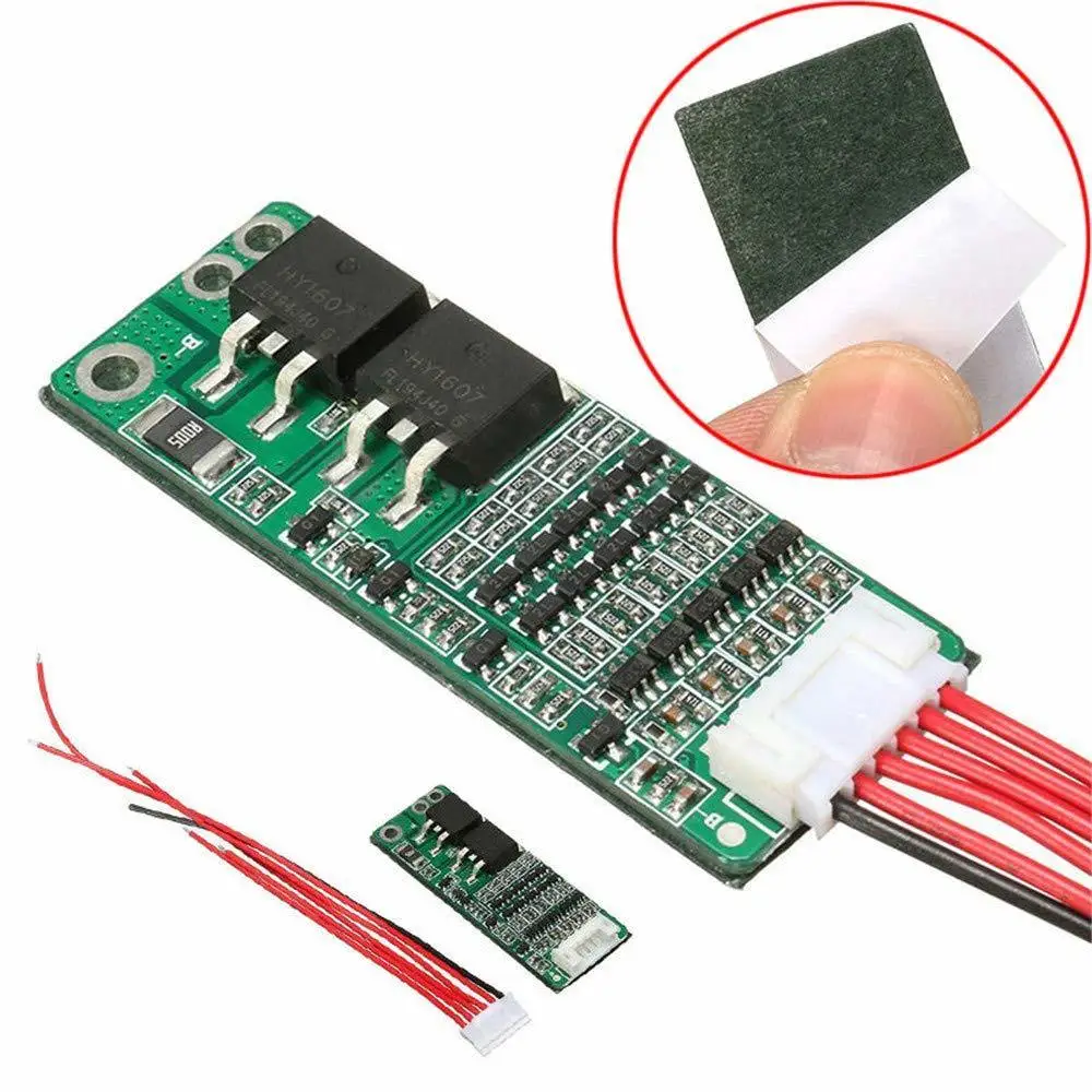 5S 15A BMS защита литий ионная аккумуляторная печатная плата для 5 упаковок 18650