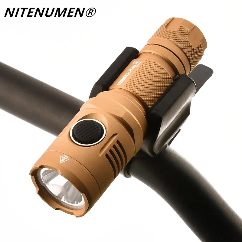 

NITENUMEN NE01 XP-L V5 LED Bicycle USB Rechargeable Bike Front Light Outdoor Cycling Head Lamp 18650 Flashlight Torch