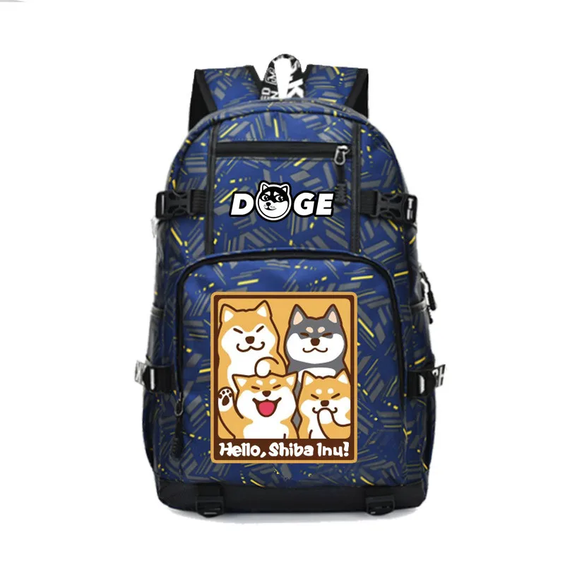 Хаски корги собака Doge Сиба ину Inu рюкзак модный ноутбук дорожный с USB портом