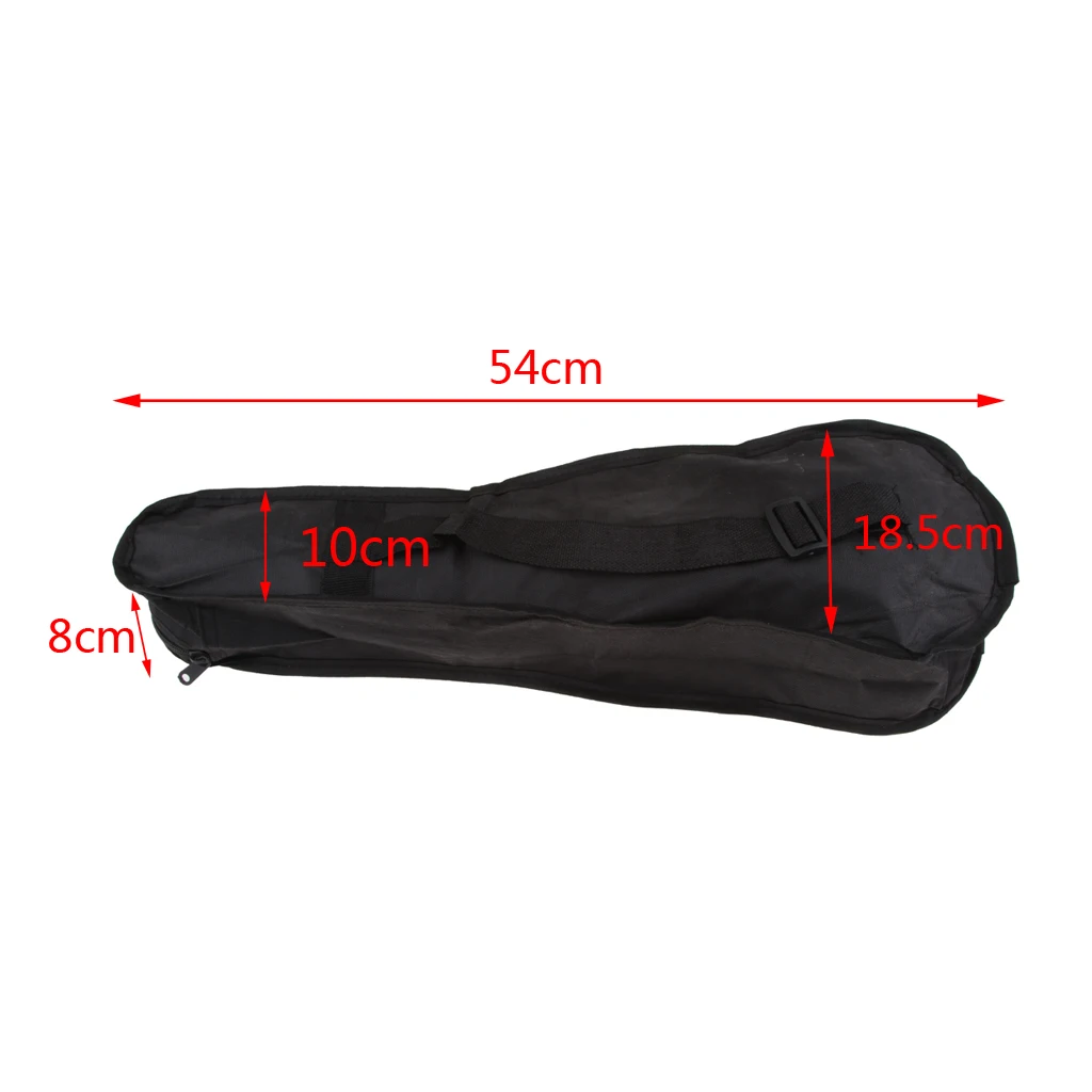 Tooyful 21/23/26 Inch Ukulele Guitar Waterproof Case Cotton Padded Large Capacity Carrying Bag
