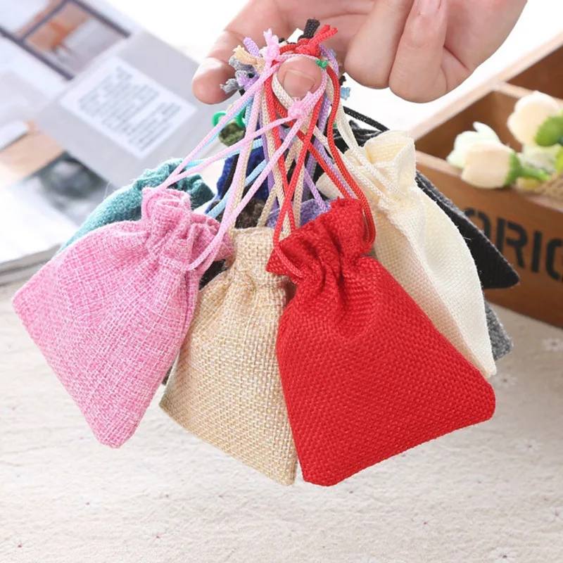 Us 1 59 19 Off 10pcs Christmas Linen Jute Drawstring Gift Bags Sacks Wedding Birthday Party Favors Baby Shower Supplies In Us 1 59 19 Off 10pcs Christmas Linen Jute Drawstring Gift Bags Sacks Wedding Birthday Party Favors Baby Shower Supplies In