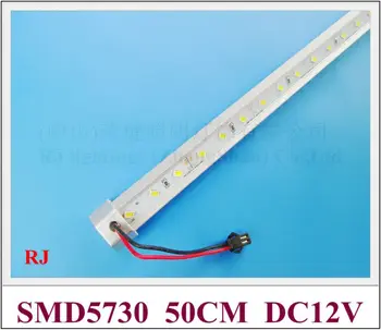 

LED light bar SMD 5730 LED rigid strip hard strip LED cabinet light V shape SMD5730 DC12V 9W 50cm 36 led free shipping
