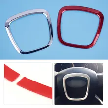 Автомобильный Стайлинг авто алюминиевый сплав рулевое колесо наклейка эмблема Накладка подходит для Audi A3 A4L A6L Q3 Q5