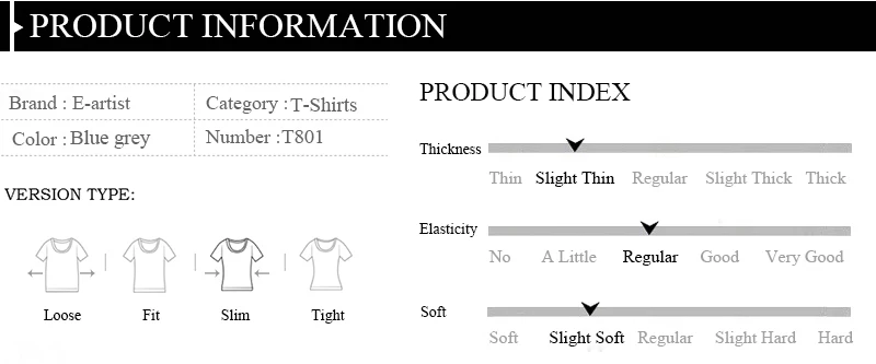 product information
