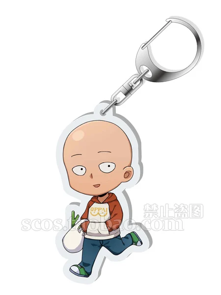 Японское аниме ONE PUNCH MAN Saitama Genos speed sonic фигурка Косплей акриловый брелок сумка