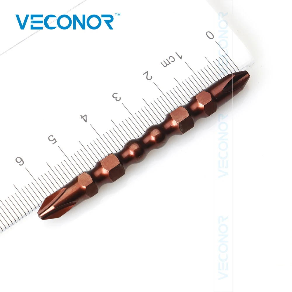 Veconor 10 шт. 65 мм Магнитный двойной конец PH2 Philips набор отверток S2 сталь|s2 steel|screwdriver bit