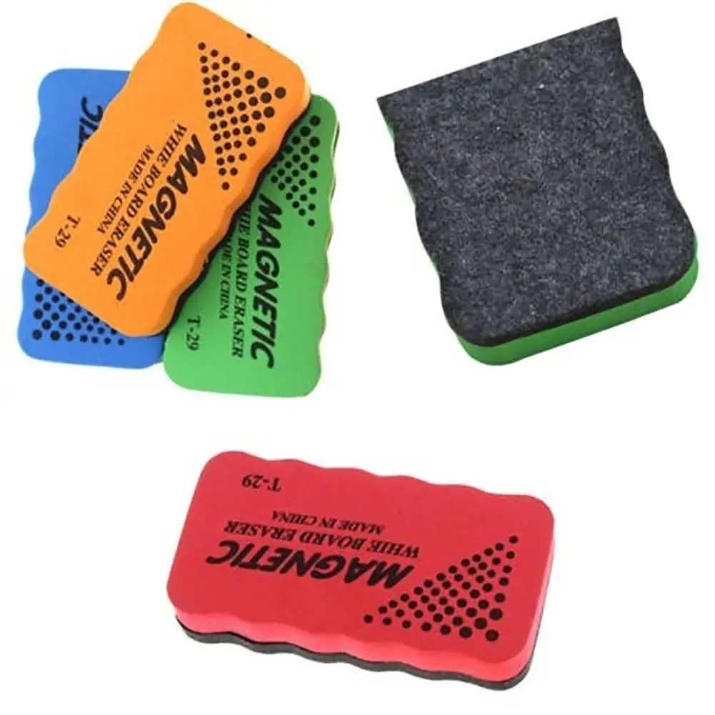 

HOT Magnetic Rectangle Whiteboard Marker Cleaner Wipe Eraser School Office Tool