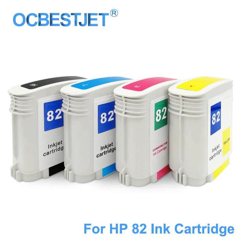 For HP 82 Replacement Ink Cartridge Full With Ink Compatible For HP Designjet 510 510ps Printer