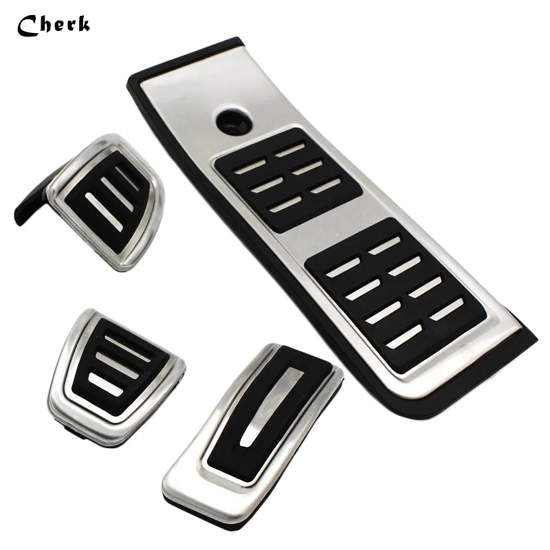 High Quality Aluminum MT NO DRILL Footrest Pedal Throttle Plate Gas For Audi A4 A5 A6 A7 Q5 Manual Metal Foot Rest Fuel Brake travel dedicated lazy people pedal foot rest for airplane high speed railway