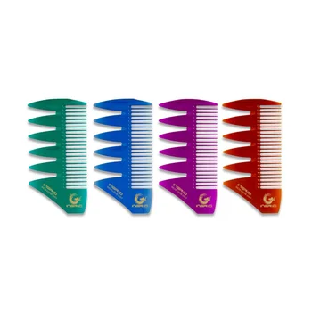 

Assorted Colors Resin Super Styler Comb Two tools in one for Hair Lengths Volume,feather Combs to Create Lift&Fluff oil slic