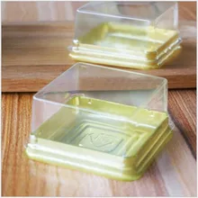 Mooncake moon cake box, коробка для торта с прозрачной крышкой, коробка для кексов с крышкой Маффин с крышкой 50 шт