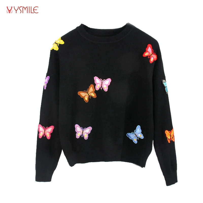 Buy YSMILE Y Fashion Women Sweater Butterfly