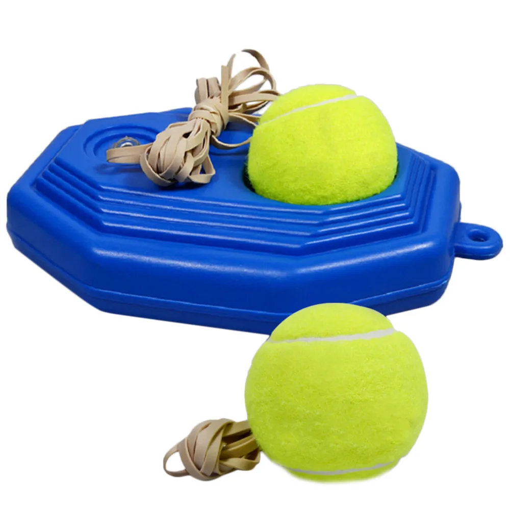 Good deal New Blue Training Equipment Machine Plastic Pedestal base for Tennis Ballin Tennis