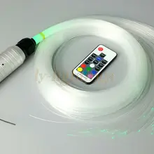 Мини волоконно-оптический свет комплект RGB led Изменение цвета звезды потолочный светильник для украшения домашнего освещения беспроводной контроль энергосбережения