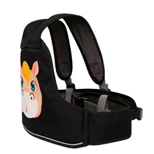 Детский ремень безопасности рюкзак для ребенка для езды на мотоцикле безопасности сиденье Страховочная привязь с ремнем Регулируемый Электрический автомобиль безопасный мультфильм