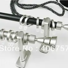 Металлический Конический дизайн finial eco plate процесс качества 22 мм 7/8-IN dia.0.8mmT одиночный карниз+ Znic кронштейны+ кольца из нержавеющей стали