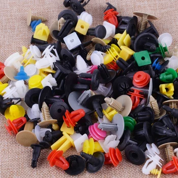 

DWCX 1000Pcs Car Mixed Panel Door Bumper Fenders Retainer Fastener Clips Auto Rivet Push Pin Clip