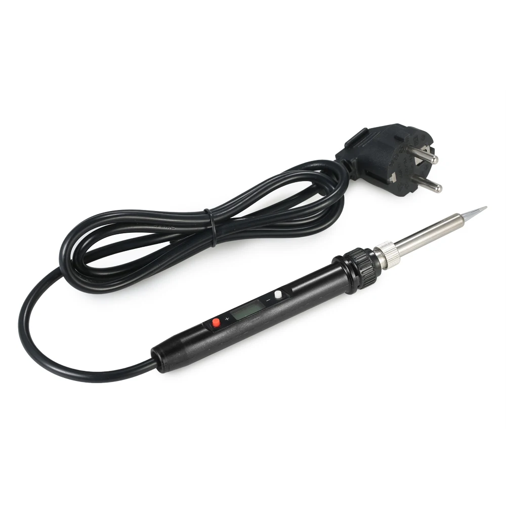80W AC220V Professional LCD Digital Temperature Adjustable Electric Soldering Iron welding Tool Lead-free Mini Station | Инструменты