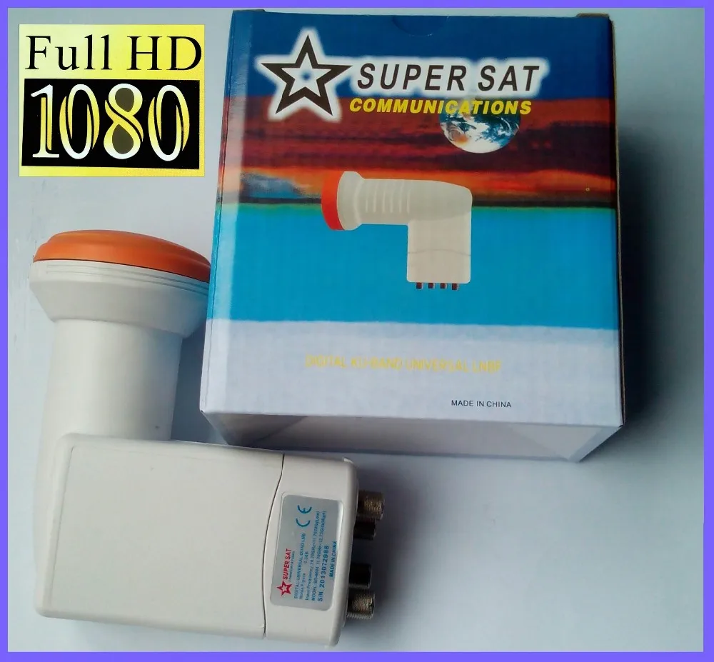 SUPER SAT SR-4604 QUAD Универсальный LNB ku-диапазон MPEG4 MPEG2 1080P FULL HD