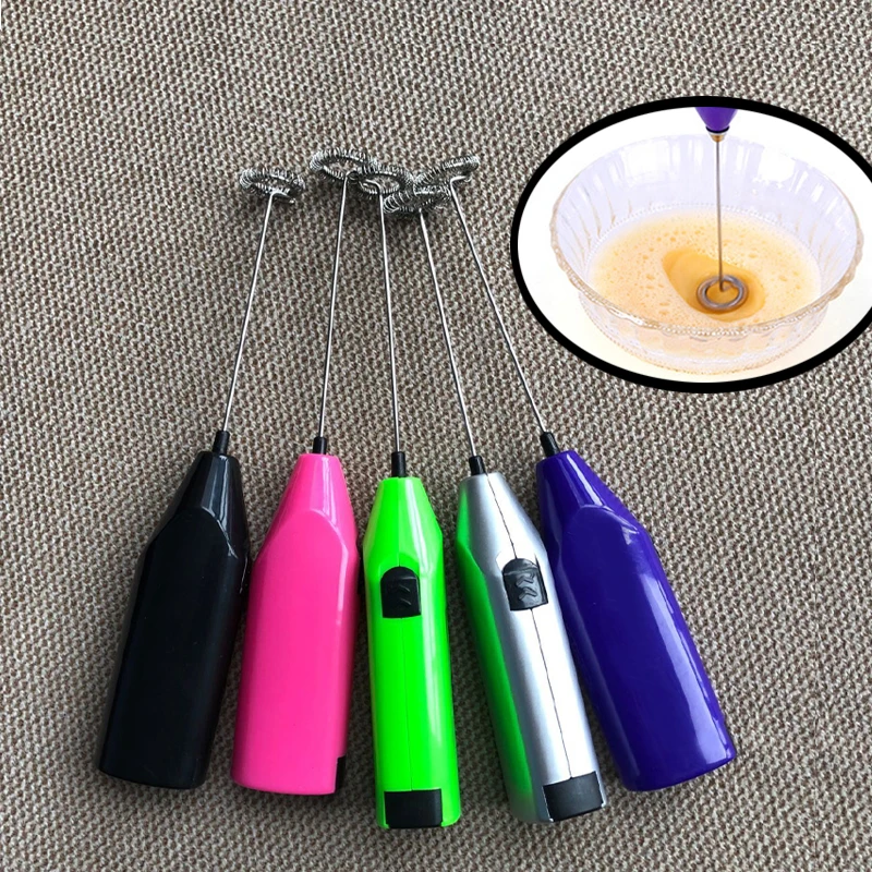 

Creative mini handle electric Milk Frother Foamer Drink Coffee Whisk Mixer Egg Beater Stirrer eggs tool Kitchen cooking Tools
