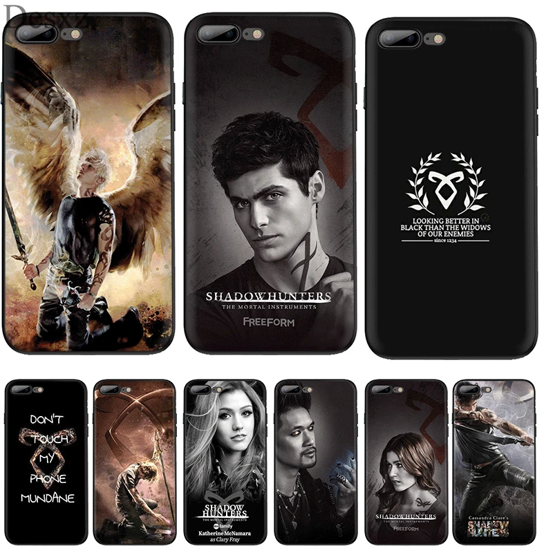 

Cell Phone Case Silicone TPU for iPhone 7 8 6 6s Plus iPhone 11 Pro X XS Max XR 5 5s SE Cover Shadowhunters Shell