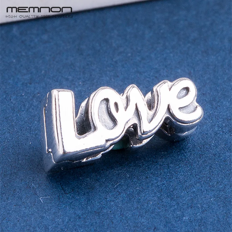 

Reflexions style collection love heart Clip charms 925 sterling Silver fit charm bead bracelets DIY Memnon fine Luxury Jewelry