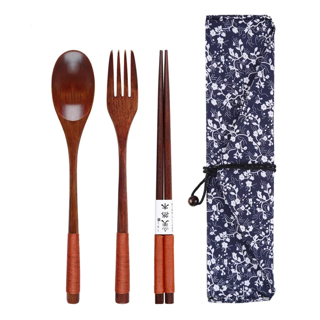 8 Piece Set Practical Wooden Cutlery Set Long Handle Janpanese Style Cutlery Set with Pouch Sushi Dinnerware for Family Travel and Camping Outdoor Kitchen Cooking 8 Piece Set Practical Wooden Cutlery Set Long Handle Janpanese Style Cutlery Set with Pouch Sushi Dinnerware for Family Travel and Camping Outdoor Kitchen Cooking