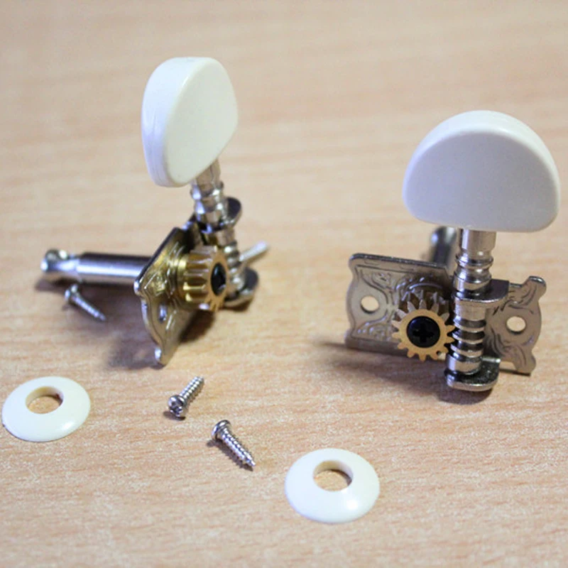 6Pcs Acoustic Guitar Chord Button String Column Accessories Open Tuning Peg Key With Screws (3