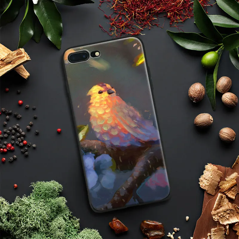 

Amazing Colorful Bird painting Art Tpu Soft Silicone Phone Case Cover Shell For Apple IPhone 5 5s SE 6 6s 7 8 Plus X 10