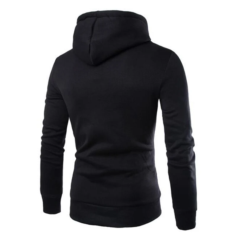  Autumn New Men Hoodies Sweatshirts Casual Solid Long Sleeve Hoodie Men Slim Fit Pullovers Sweatshir